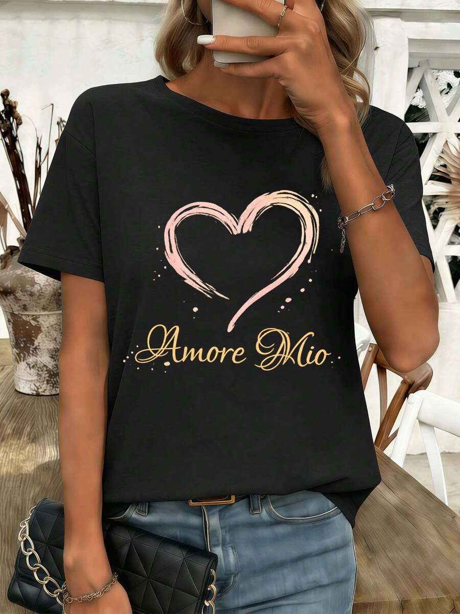 Women T-Shirts - Black - View 1