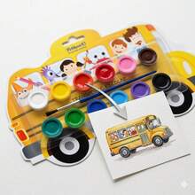 Acuarela Escolar 12 Colores Set Pintura Creativa Dibujo Niños - Conjuntos - Ver 3