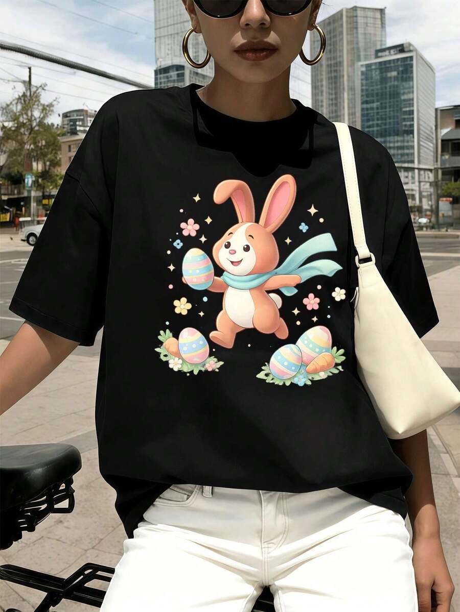 Women T-Shirts - Black - View 1
