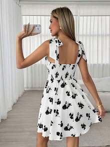 Women's Solid Color Casual Backless Camisole Mini Dress Casual Dresses For Women Cute Dresses For Women Picnic Dresses For Women Vacation Dresses Women New Arrival Dress For Women - Blanco 2 - Ver 6
