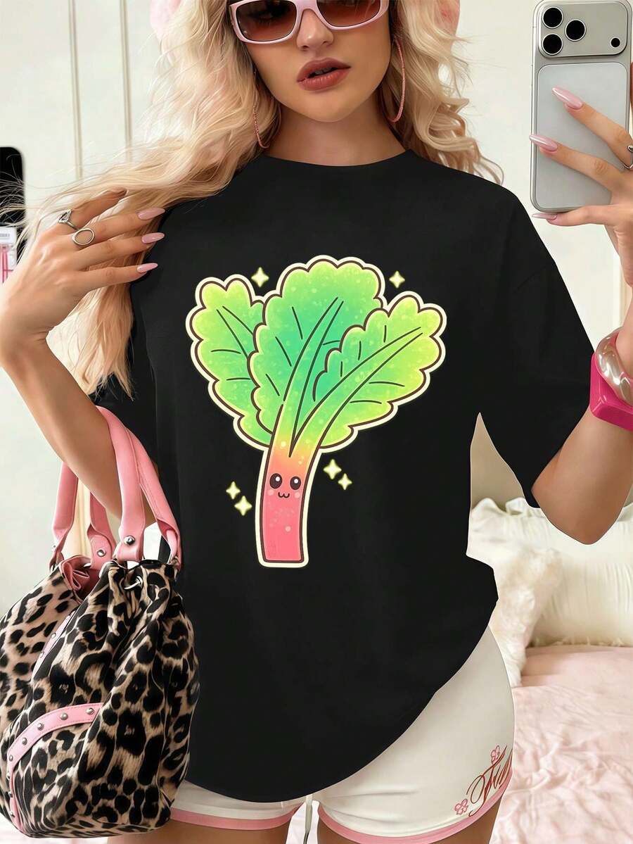 Women T-Shirts - Black - View 1