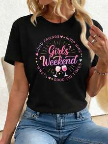 Women T-Shirts - Black - View 1