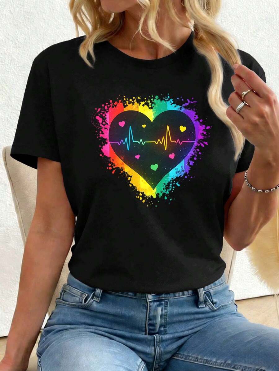 Women T-Shirts - Black - View 1