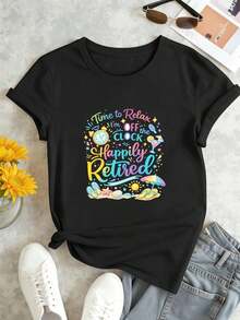Women T-Shirts - Black - View 2
