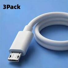 Micro USB 数据线，安卓快充线，兼容三星 Galaxy S7/S5/J3/J5/J7、HTC、Kindle、Nexus 等设备（白色）。兼容三星 Galaxy S7/HTC、安卓手机、Kindle、相机、MP3 播放器。Micro-USB 接口。 - 白色 - 查看 9