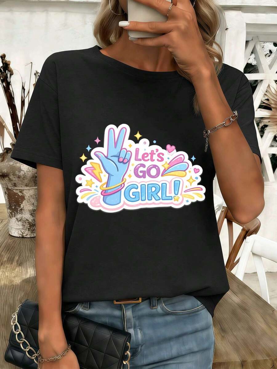 Women T-Shirts - Black - View 1