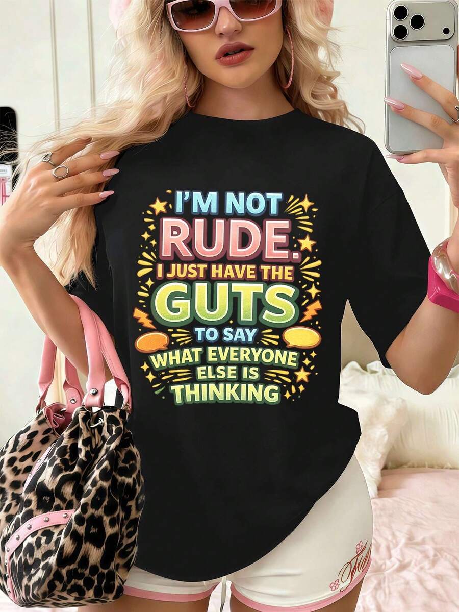 Women T-Shirts - Black - View 1