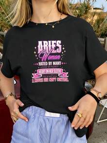 Women T-Shirts - Black - View 1