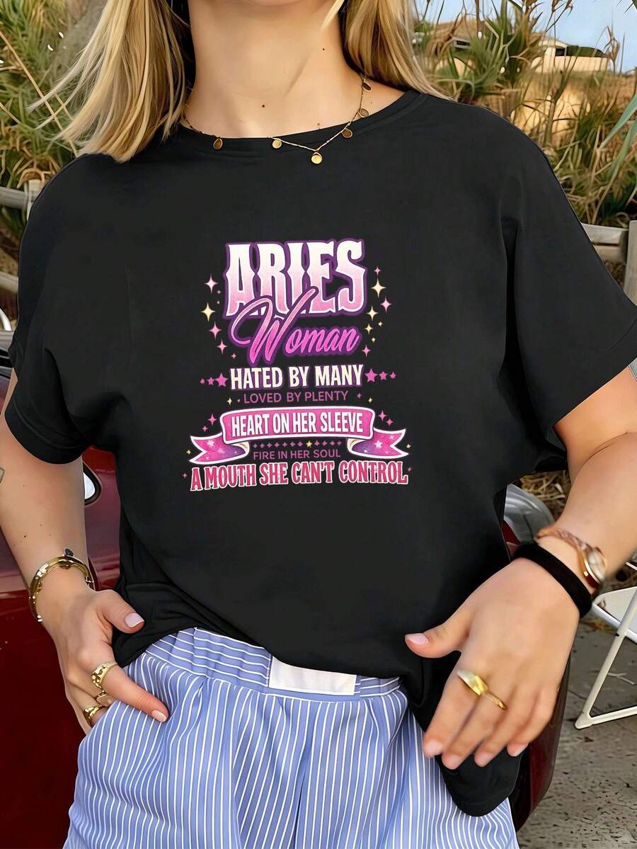 Women T-Shirts - Black - View 1