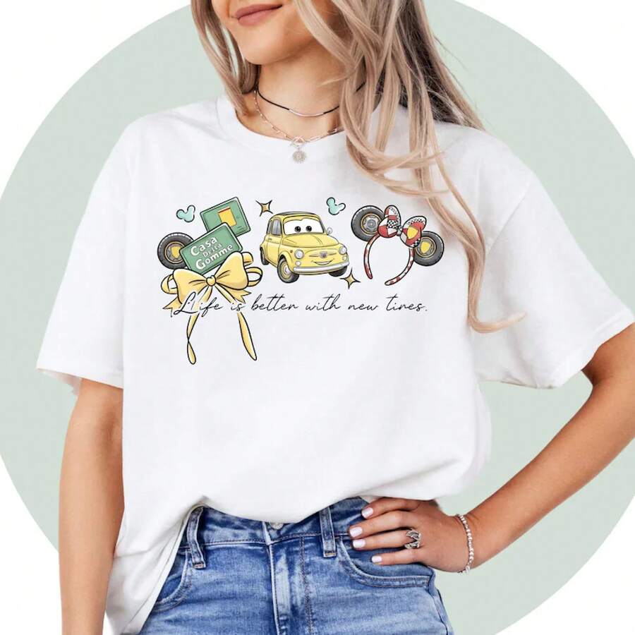 Disney Cars Shirt, Lightning McQueen Tee, Mater Family Matching Shirt, Birthday Vacation Tee, Kids Gift--Disneys Disneyland Paris The Magic Kingdom Disneyesque The House Of Mouse Mickey Mouse Empire Modest Summer Outfits Take That T Shirt Summer Coord Tops For Women Summer Summer Clothes Women Summer Clothes Summer Tops Summer Tops Women Summer Co Ord Summer Top Summer Outfits White Top Black Top Holiday Outfits For Women Tops For Women Summer Holiday Gifts Valentine's Day Gifts Earth Day Gifts Oktoberfest Gifts Summer Bank Holiday Gifts - trắng - Xem 1