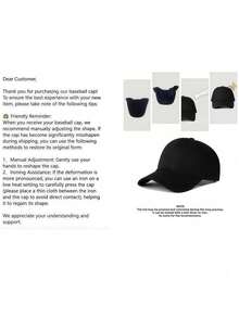 1 pieza Gorra de béisbol con estampado de letra "MILANO", unisex, parte superior suave con visera curva, protección solar, ajustable y transpirable, adecuada para deportes diarios y ocio al aire libre - gorra de béisbol - Ver 6