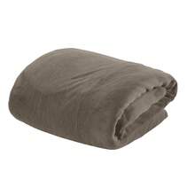 Microfiber Blanket Throw 2.40m X 2.00m Sofa Decoration For Couples - Màu xám đen - Xem 2