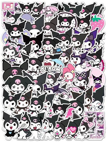 SANRIO 50张可爱的三丽鸥酷洛米防水DIY家居装饰自粘卡通贴纸