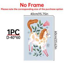 1/5件装帆布墙画海报,适用于房间家居装饰,美观实用,可选画框,可用于房间装饰、卧室装饰、婴儿房装饰、客厅装饰、办公室装饰等。 - 彩色 - 查看 13