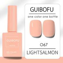 GUIBOFU品牌 1瓶 067号凝胶指甲油 - 粉色 - 查看 5