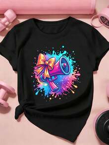 Women T-Shirts - Black - View 2