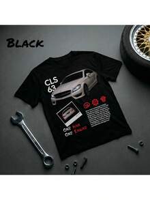 24H Shipping From DE/FR/ES | Unisex CLS 63 White Auto Tee – CLS 63 Logo, Casual Crew Neck Design | Perfect For Car Enthusiasts, Auto Shows & Driving Events | Collectible Driving Gear - 1 Piece Of Picture Color - View 11