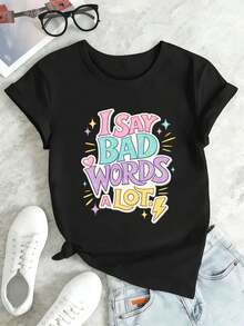 Women T-Shirts - Black - View 2