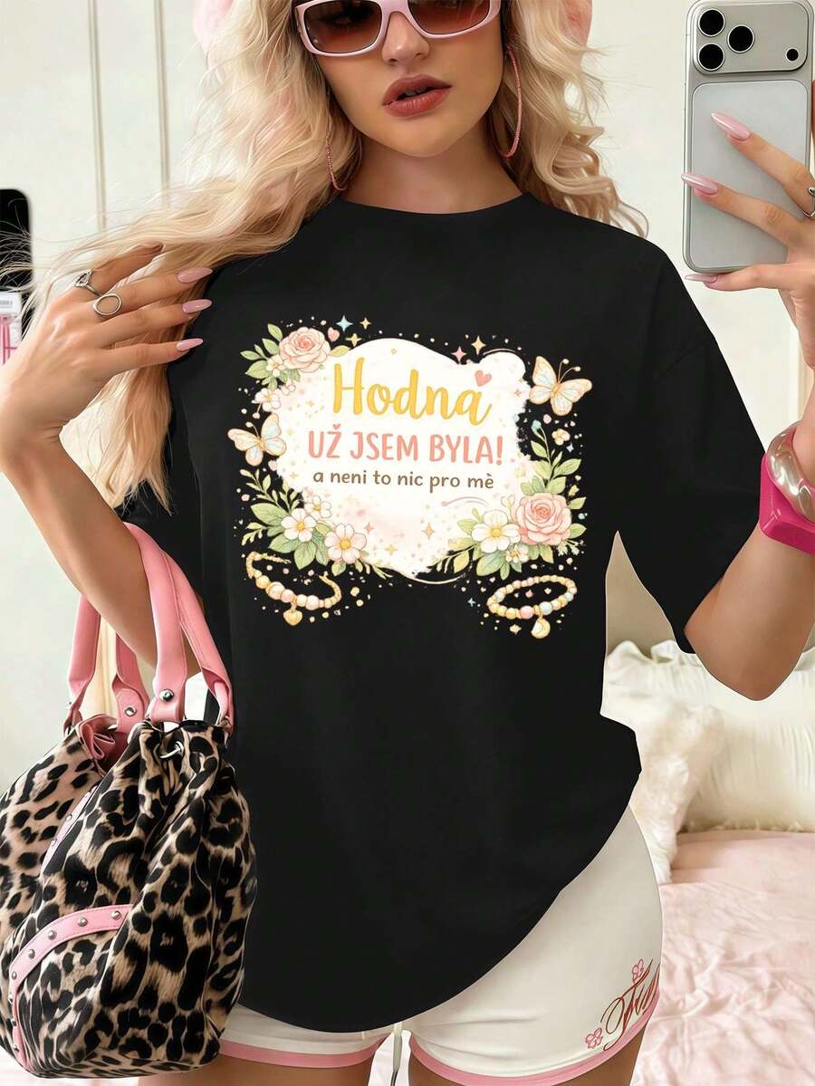 Women T-Shirts - Black - View 1