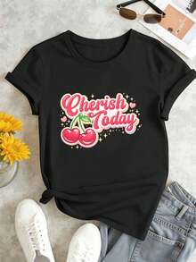 Women T-Shirts - Black - View 2