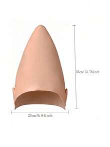 1pc Funny Alien Cone Hat, Made Of PU Leather, Lightweight And Comfortable, Novelty Party Prop, Suitable For Halloween Costumes, Role-Playing, Theme Events - 1PC - View 3