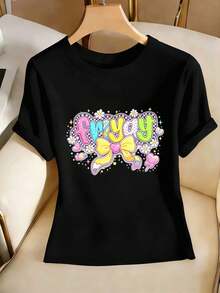Women T-Shirts - Black - View 2