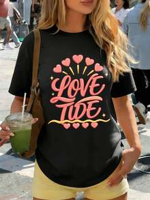 Women T-Shirts - Black - View 1