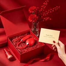 R RUIJU Valentine'S Day Gift: Dual-Purpose Rose Sex Product Simulation Sucking Massage Plus Vibration Stick In One: Multi-Frequency Sucking + Vibration Massage Device Gift With 8 Types Of Sucking + Vibration Modes For Women - Hoa hồng 2 - Xem 8