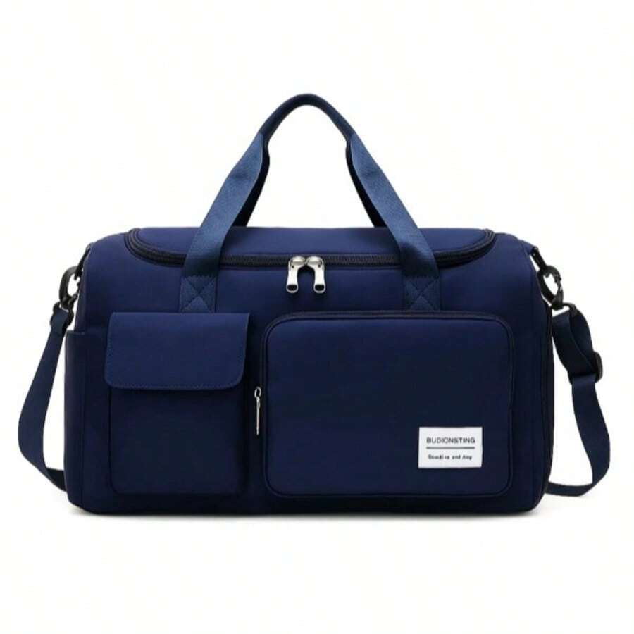 ASALOOG Gym Travel Bag Image Fitness Crossbody Casual Unisex With Ref: M-212 - 深藍色 - 查看 1