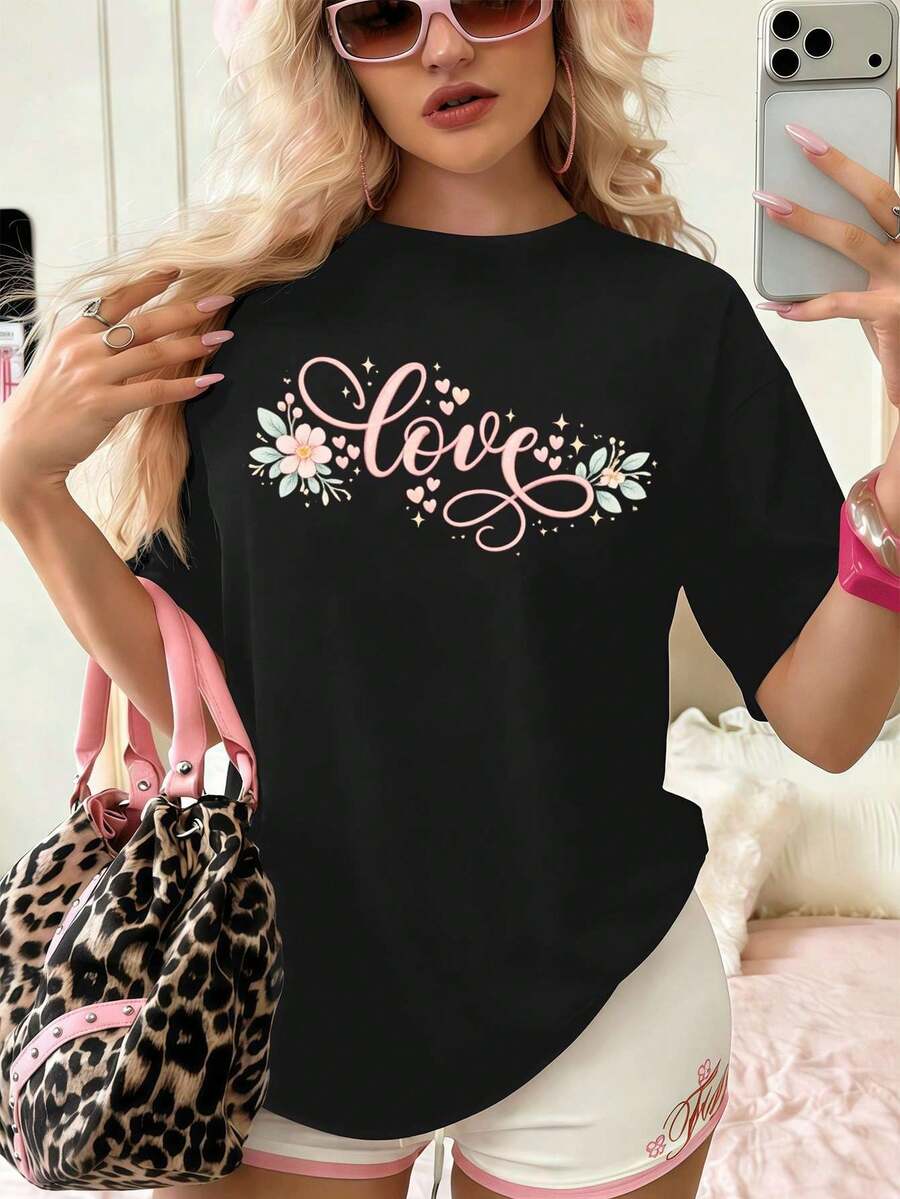 Women T-Shirts - Black - View 1