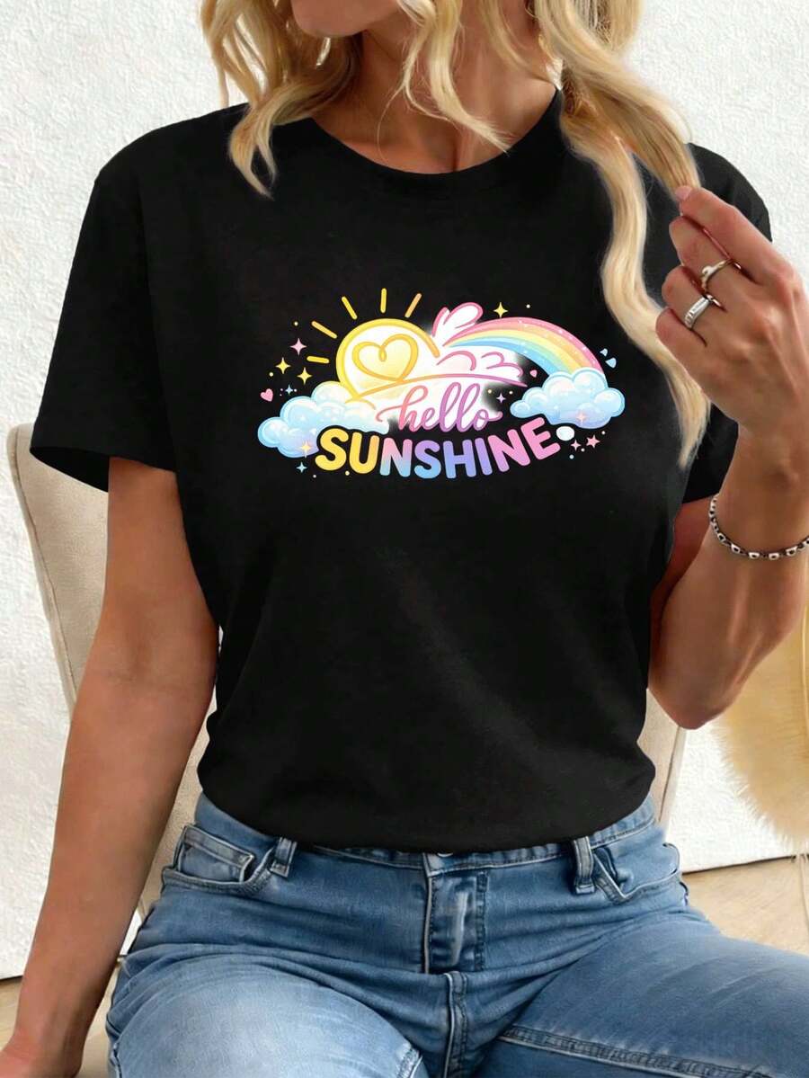 Women T-Shirts - Black - View 1