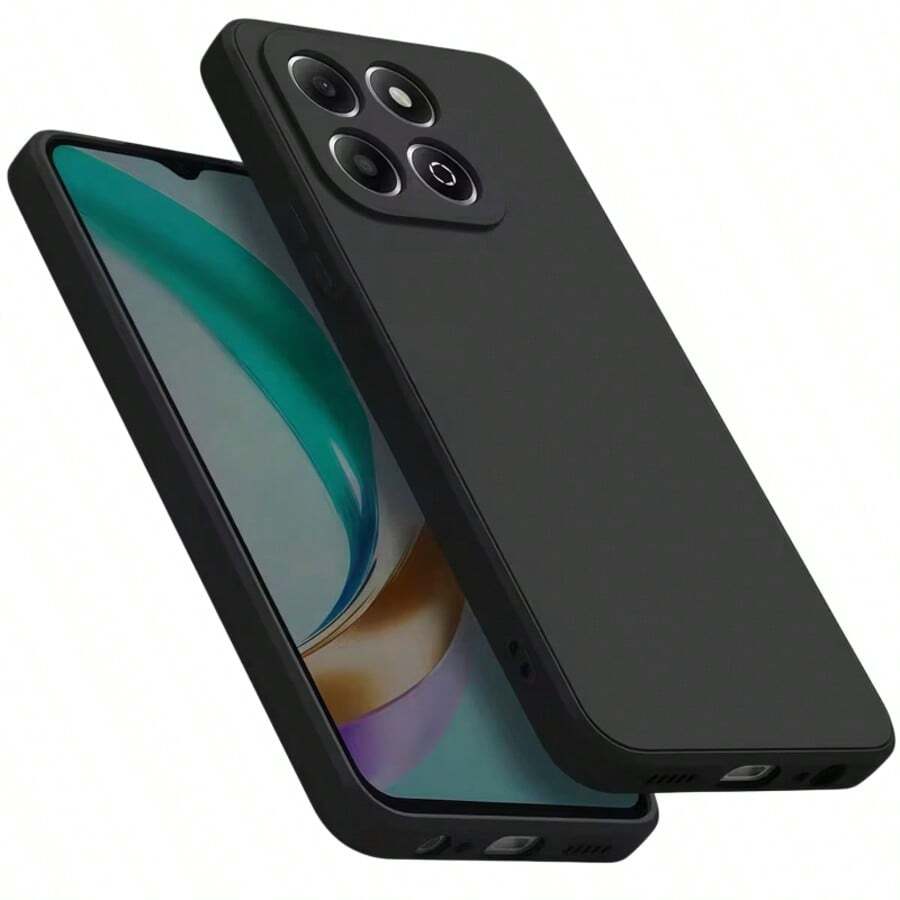 黑色哑光手机壳，兼容G86/G84/G72/Edge 60 Fusion/G Stylus 5G (2025)/G85/Pixel 10/Pixel 10 Pro/Pixel 9系列。触感柔软舒适，防滑、防汗、防指纹。提供防刮擦和防摔保护。 - 黑色 - 查看 1