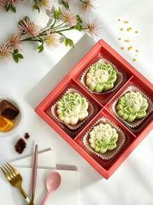 1 Bộ Khuôn Bánh Trung Thu Hình Hoa Sen 3D - Bao gồm 1 dụng cụ ấn bánh, 2 đĩa hoa, chất liệu ABS, khuôn chống dính dùng trong gia đình, khuôn làm bánh đậu xanh/bánh ngọt tự làm. - Xem 3