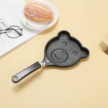 1 Stück Mini-Eierbratpfanne aus Gusseisen, Mini-Pfannkuchen-Topf-Form, süße Cartoon-Antihaft-Einzeleierpfanne, Frühstücks-Kochtopf Omelett-Maker, für Heimküche Eier-Pfannkuchen, Eierhalter Küchengerät Kochgeschirr Werkzeug Frühstücks-Maker - Verschiedenfarbig - Übersicht 10