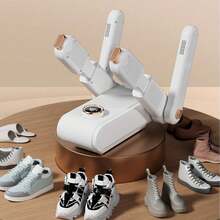 Electric Foldable Shoe And Boot Dryer With UV Light, Temperature Control And Timer - US A Type Plug(110-127V) - View 7