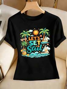 Women T-Shirts - Black - View 2