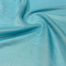 Plain Voile Fabric, Assorted Colors, 3.00m (Width), Curtains, Decoration - 藍綠色 - 查看 5
