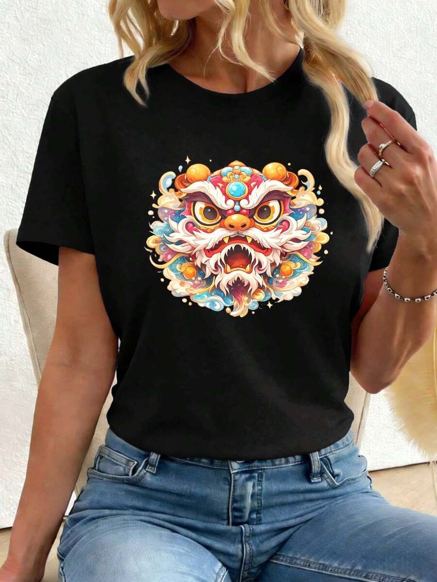 Women T-Shirts - Black - View 1