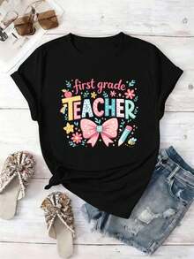 Women T-Shirts - Black - View 2