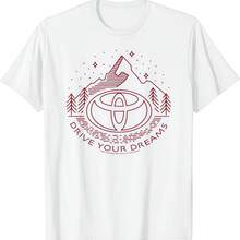 Camiseta Toyotas Iconic con logo grande en el pecho y degradado amarillo. - Blanco - Ver 1