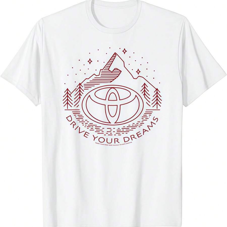Camiseta Toyotas Iconic con logo grande en el pecho y degradado amarillo. - Blanco - Ver 1