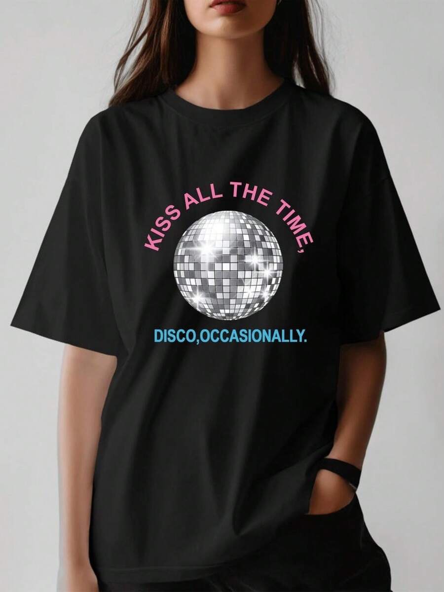 Women T-Shirts - Black - View 1