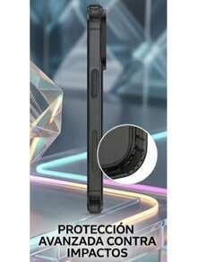 Funda Transparente KBOD con Aro Magnético y Diseño Moderno para Smartphone - Negro - Ver 3