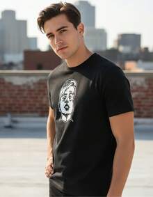 Playera Duki Rapero Argentina Face - Negro - Ver 4