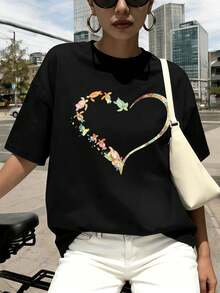 Women T-Shirts - Black - View 1