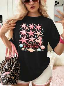 Women T-Shirts - Black - View 1