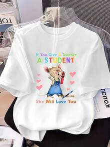 Women T-Shirts - Black - View 6