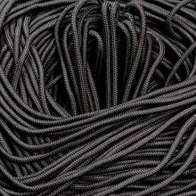 1pc 6mm Rope, Binding Equipment Rope, Outdoor Wear-Resistant Tent Pull Rope, Woven Nylon Rope For Camping DIY Bracelets, Outdoor Multipurpose, Tent Rope Survival Accessories, Camping Supplies - K-Black - View 3
