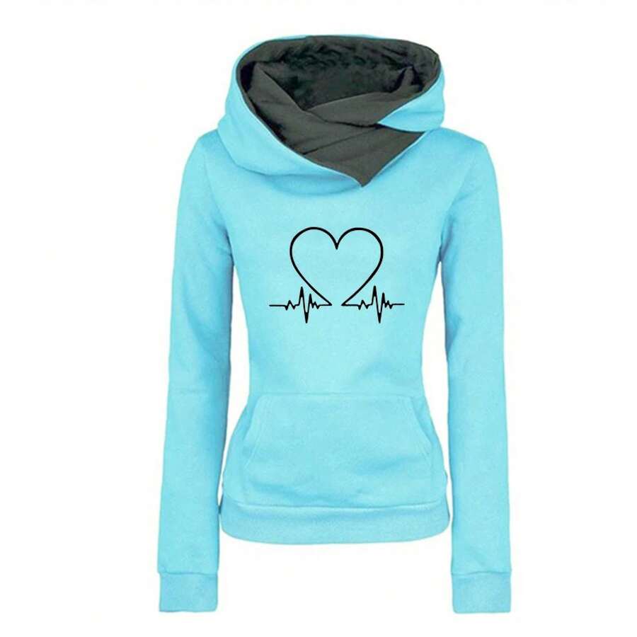 Conjunto de dos piezas de chándal para mujer, sudaderas con capucha y pantalones cálidos para invierno, jerséis, sudaderas para mujer, ropa para correr, traje deportivo - Topes azules - Ver 1
