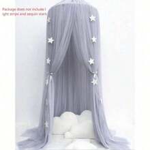 Baby Crib Protectors Hanging Mosquito Net Tent Kids Baby Bedding Dome Canopy Princess Bed Girl Room Decoration Bed Canopy Pest Love Valentine - Grey - View 16